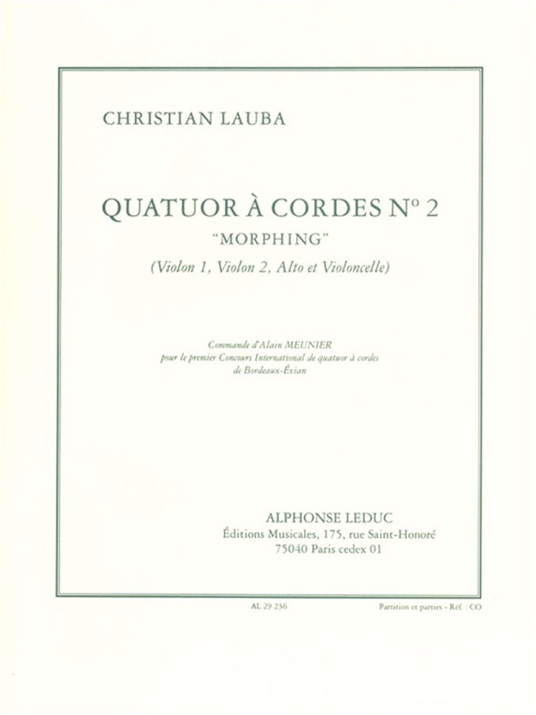 Quatuor A Cordes N02